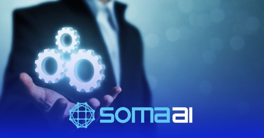 Imagem de mão robótica segurando gráfico de produtividade crescente, representando o impacto da IA personalizada